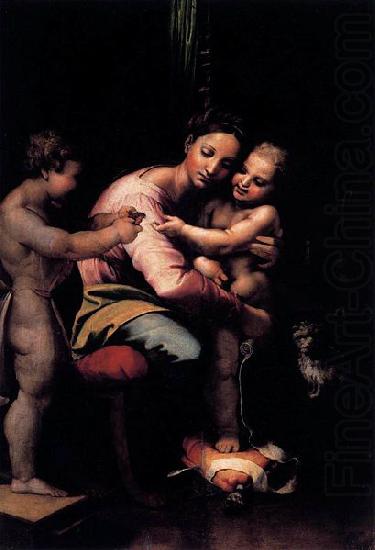 Giulio Romano Virgin and Child with the Infant St John china oil painting image